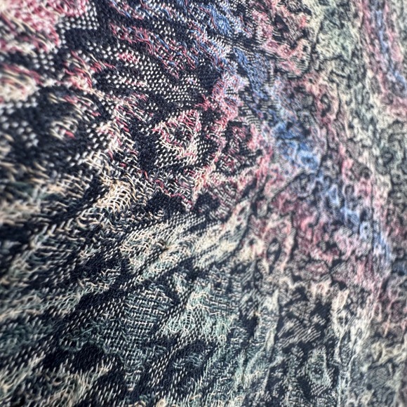 JHANE BARNES Menswear Textured Geometric Pattern Crewneck Sweater Made in Japan‎ - Picture 5 of 6